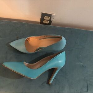 Italian Shoemakers Blue Stiletto Heels